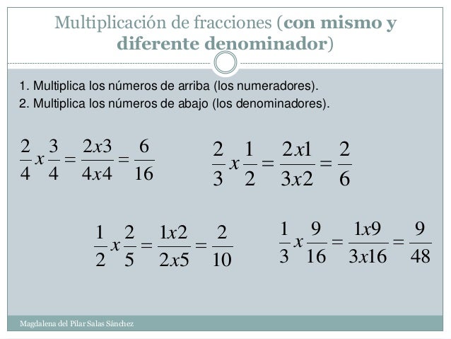 Multiplicar fracciones con números enteros (fracciones mixtas)